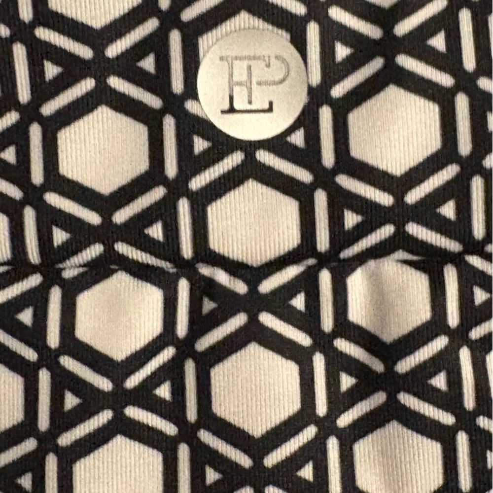 Stylish Black and White Patterned Midi Skirt - Picture 4 of 5